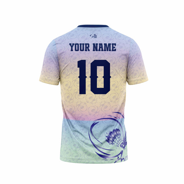 Pastel Smash Badminton Custom Jersey Back - The Sport Stuff