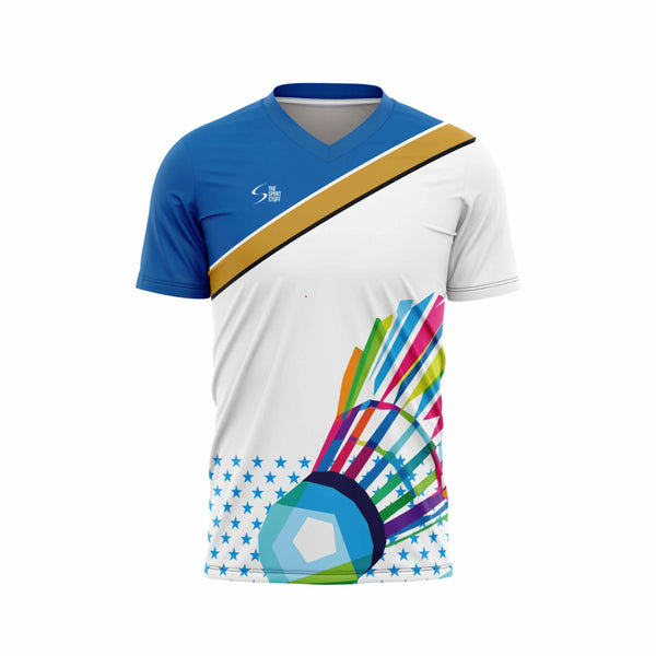 Prism Smash Badminton Custom Jersey Front Design - The Sport Stuff