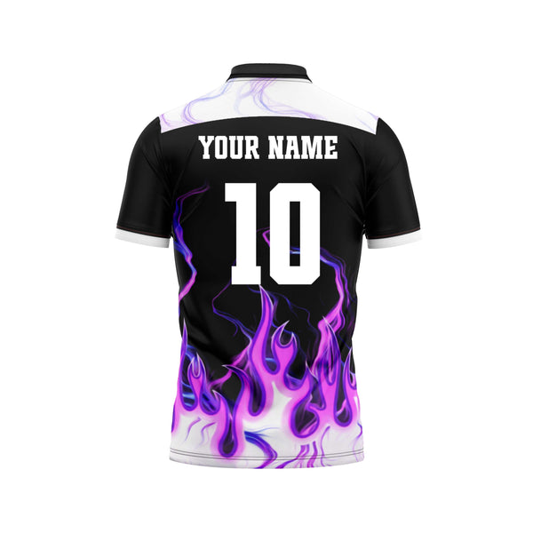 Purple Fury Customized Cricket Jersey Back Design - The Sport Stuff