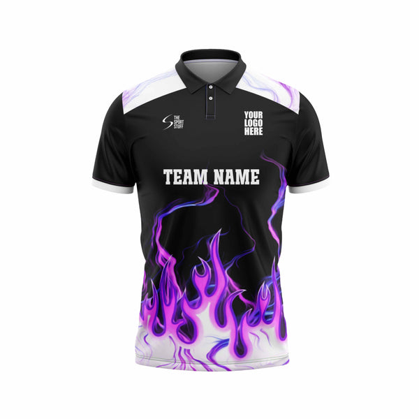 Purple Fury Customized Cricket Jersey Front Design - The Sport Stuff