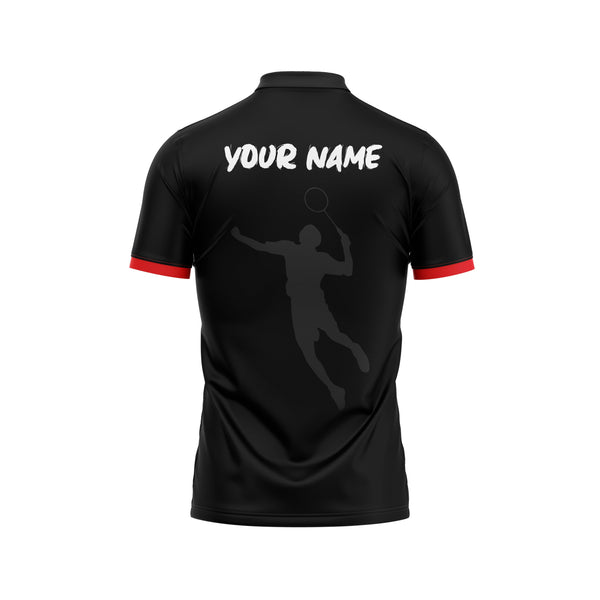 Red Dots Custom Badminton Jersey