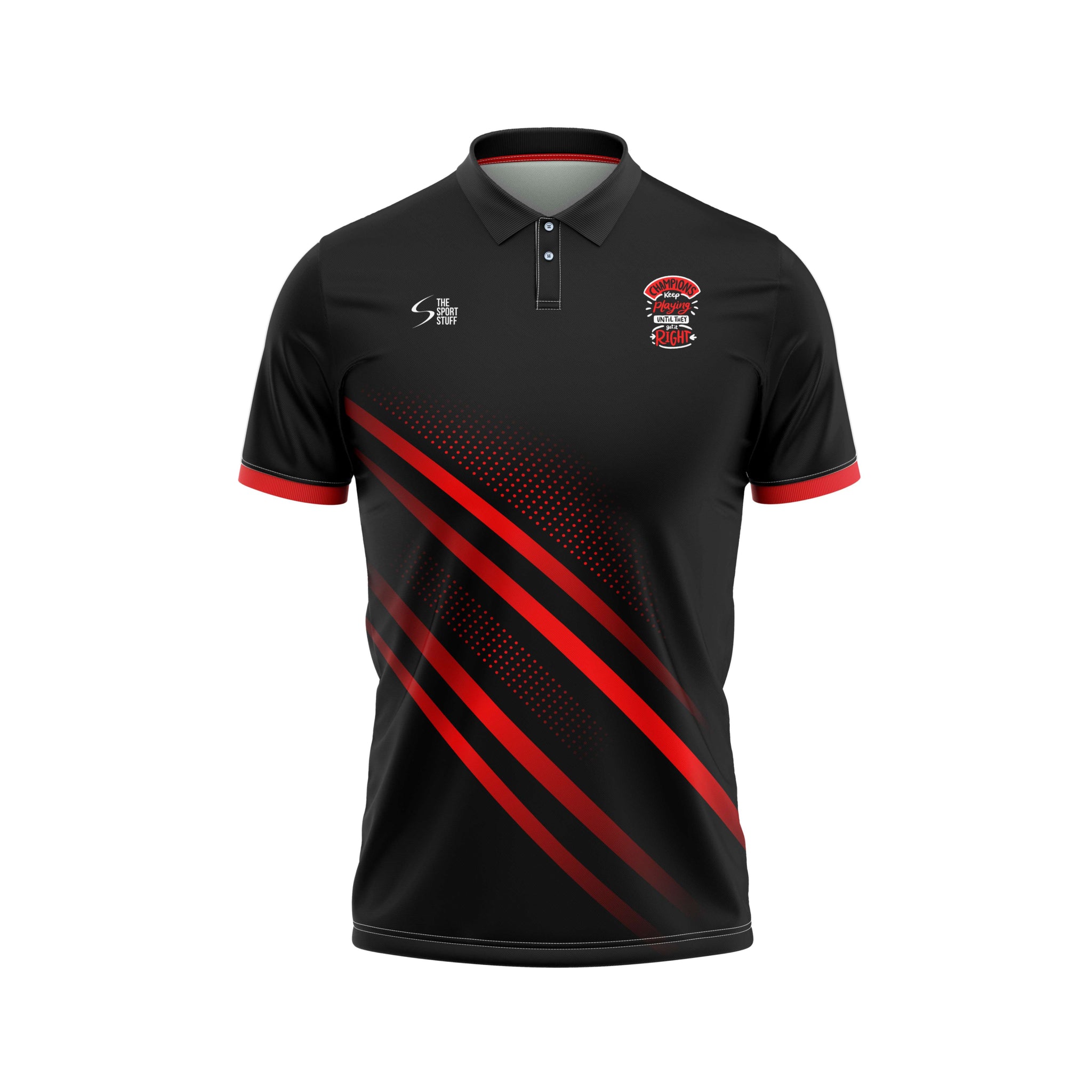 Red Dots Custom Badminton Jersey
