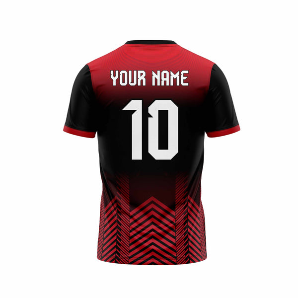 Redline Motion Football Custom Jersey Back Design - The Sport Stuff