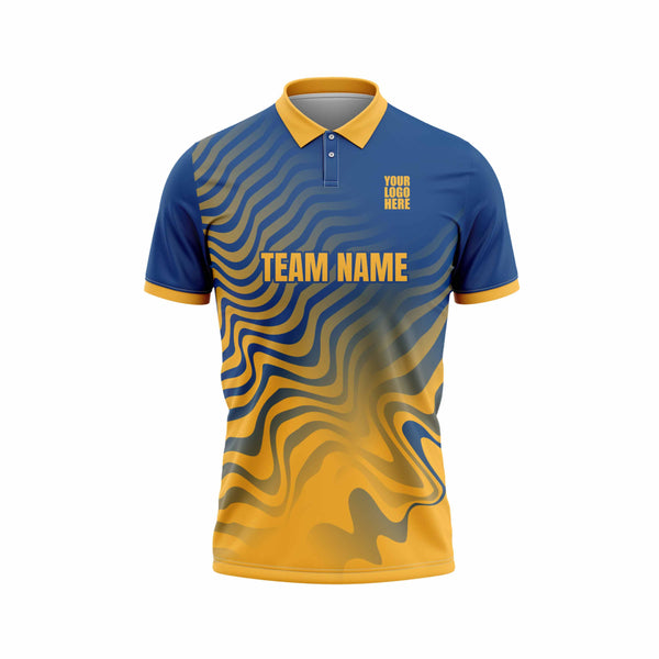 Royal Flow Custom Cricket Jersey Front Design - The Sport Stuff