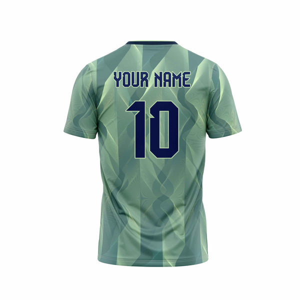 Sage Surge Custom Football Jersey Back Design - The Sport Stuff