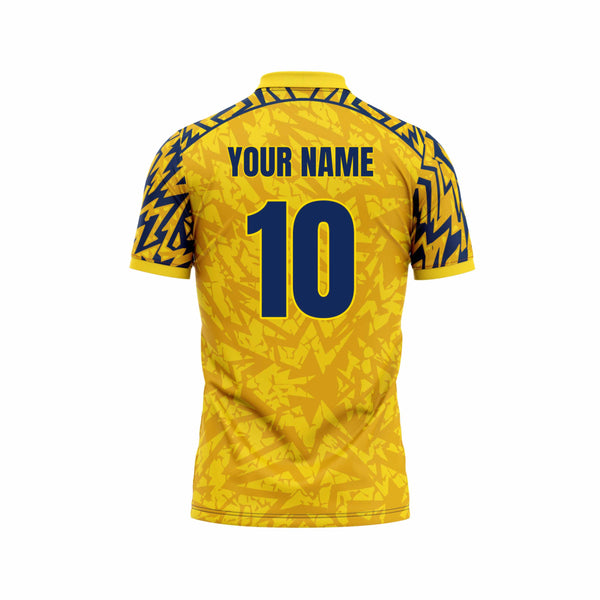Solar Strike Cricket Custom Jersey Back Design - The Sport Stuff