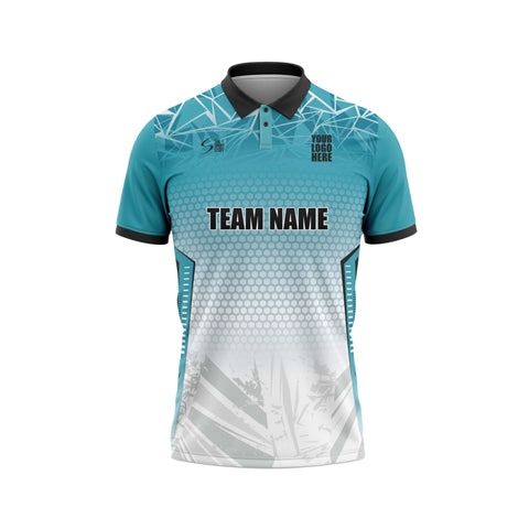 Cyan Hex Cricket Custom Jersey - The Sport Stuff