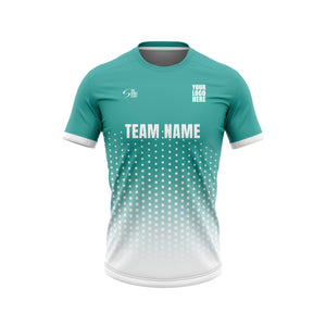 Cyan Square Football Custom Jersey - The Sport Stuff