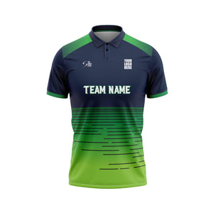 Gradient Green Customized Cricket Jersey - The Sport Stuff