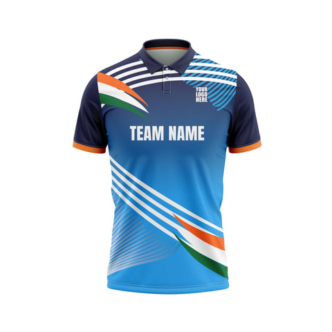 India Blue Cricket Custom Jersey - The Sport Stuff