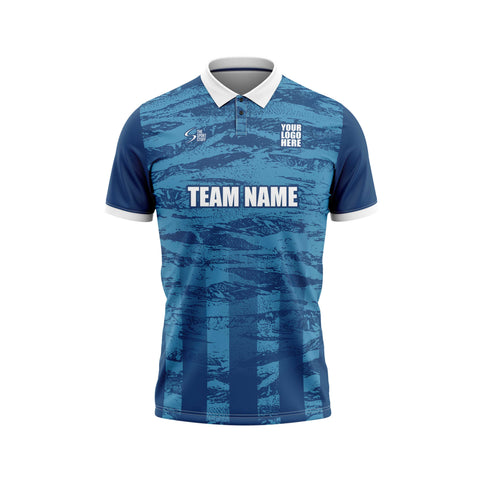 Midnight Blue Cricket Custom Jersey - TheSportStuff