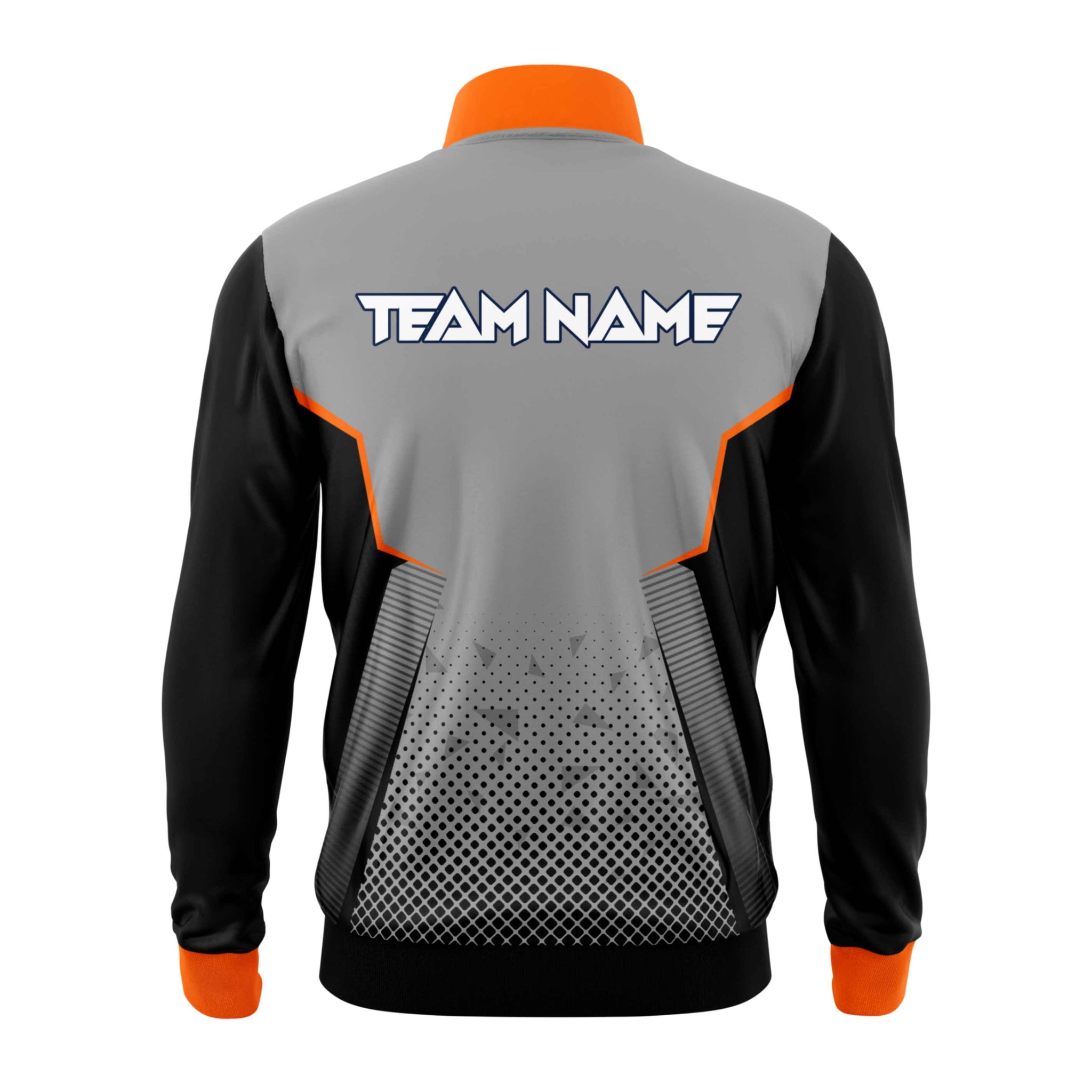 Orange Steel Custom Team Jacket | Custom Sports Team Jackets