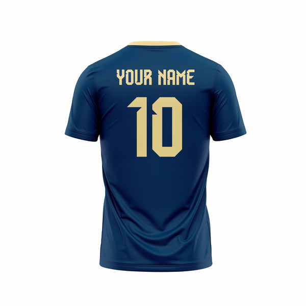 Oriental Blue Football Custom Jersey Back - The Sport Stuff