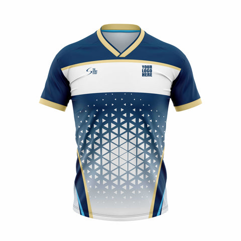 Oriental Blue Football Custom Jersey - The Sport Stuff