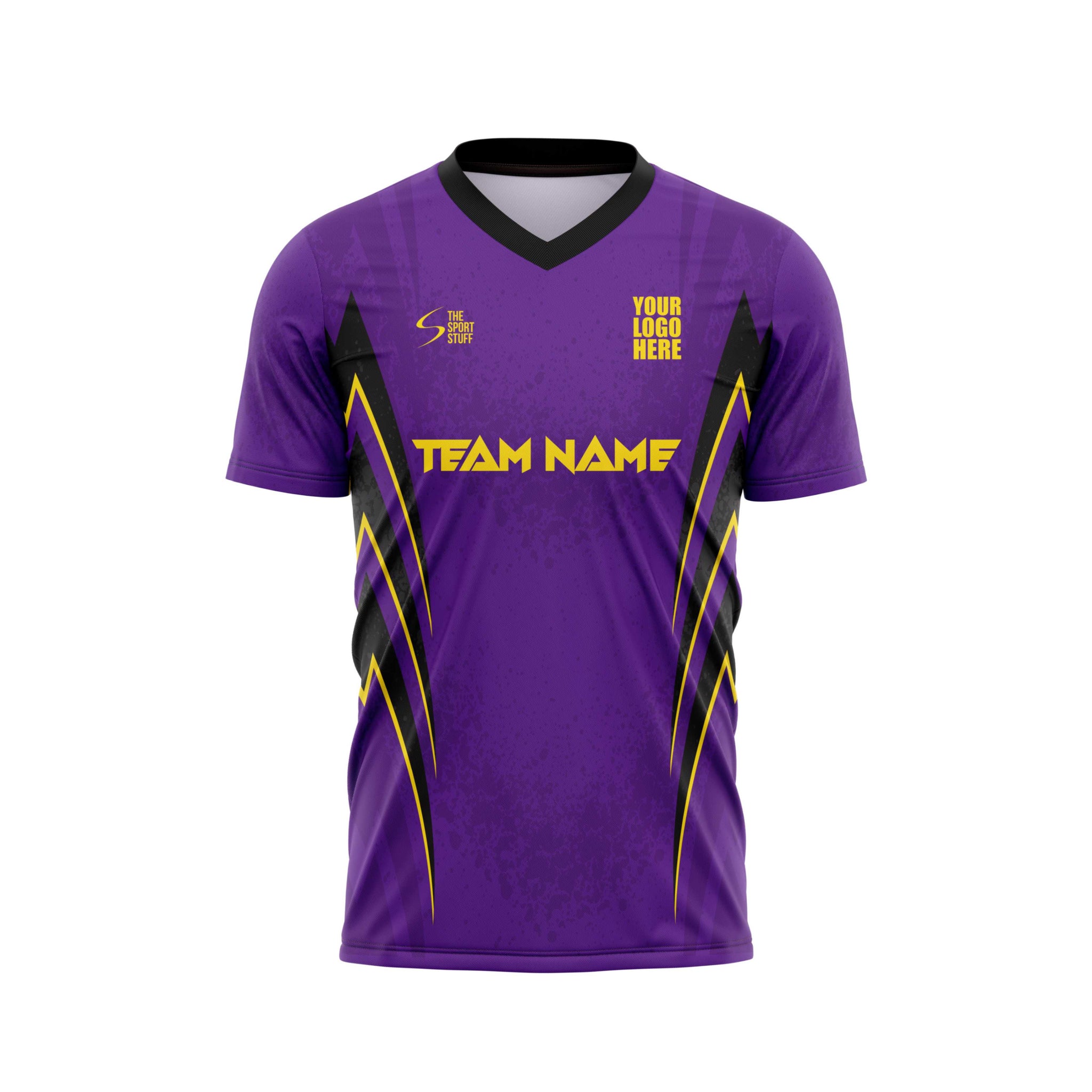 Purple Claw Customized Football Jersey Design