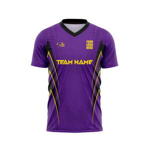 Purple Claw Customized Football Jersey Design