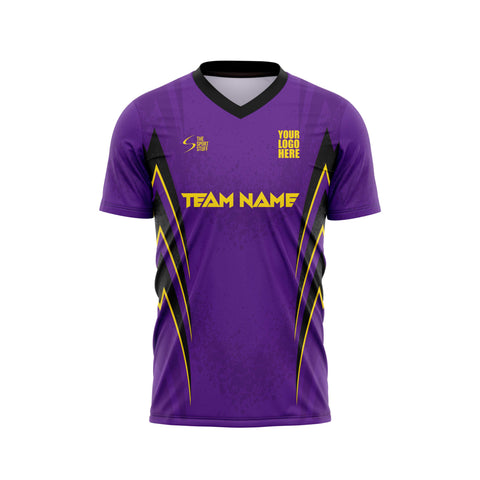 Purple Claw Customized Football Jersey Design