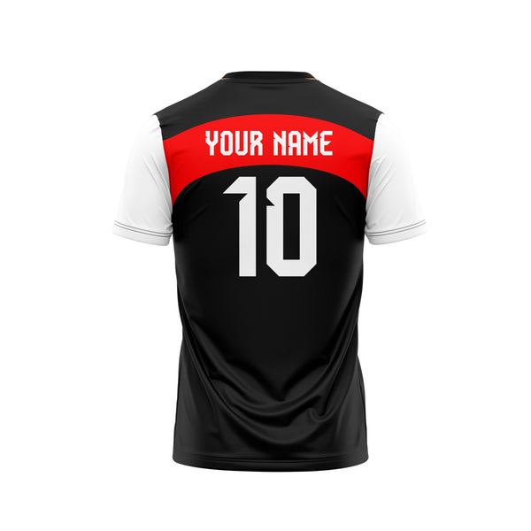 Red Arc Custom Football Jersey