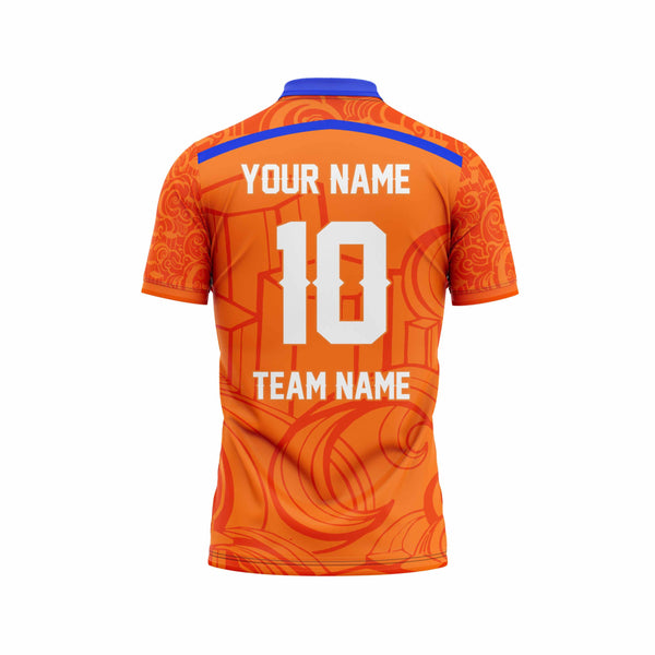 Urban Blaze Custom Cricket Jersey Design Back - The Sport Stuff