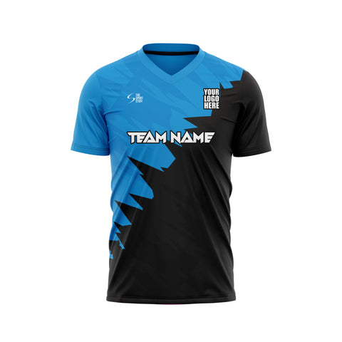 Vivid Blue Custom Football Jersey