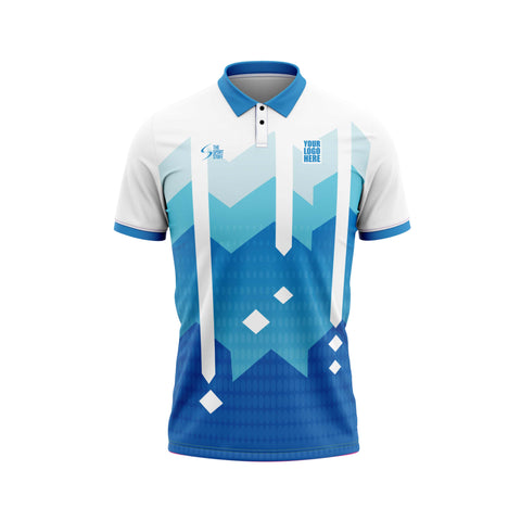 White Sword Customized Cricket Jersey Design - TheSportStuff