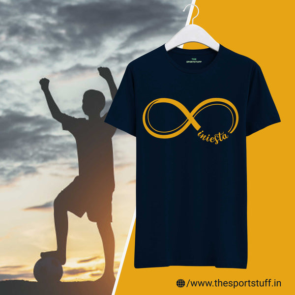 Iniesta Infinity T Shirt Blue