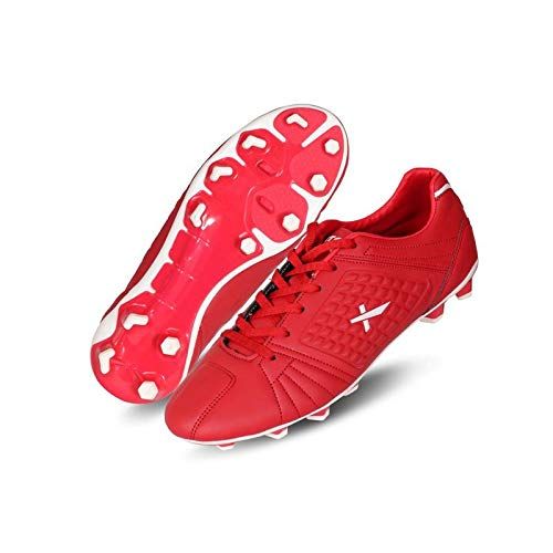 Red White Football Shoes - TheSportStuff