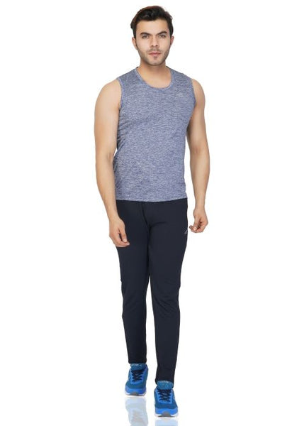 Vector-X Men's Track Pant Waffle Knit Navy Blue