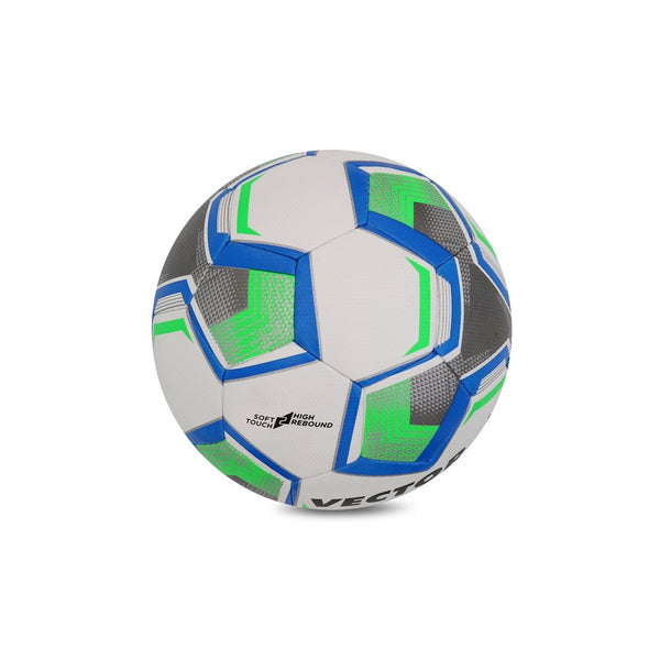Vector-X Trident Thermo Fusion Rubberised Football Size 5 White