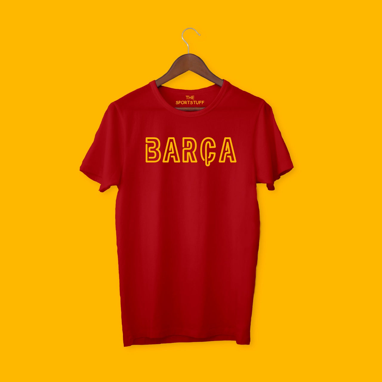 Barca Cotton TShirt Maroon