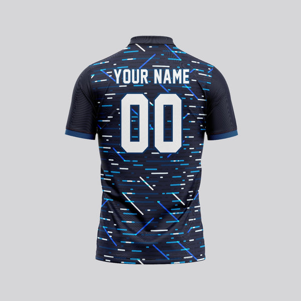 Blue Connection Customized Cricket Team Jersey Design - TheSportStuff