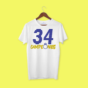 Real Madrid Campeones 34 T Shirt