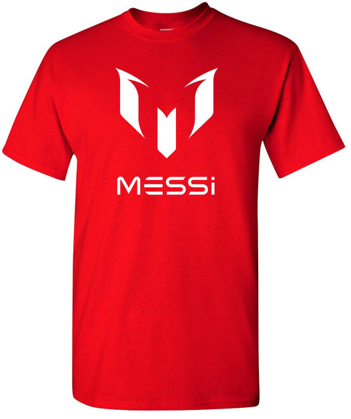 Messi Logo Football T Shirt Color Red