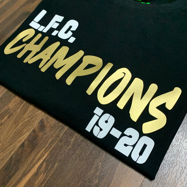 LFC Champions 19-20 Cotton T Shirt
