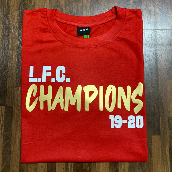 LFC Champions 19-20 Cotton T Shirt