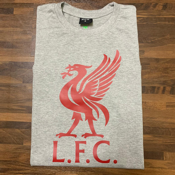 Liverpool Bird Grey Cotton Football T Shirt