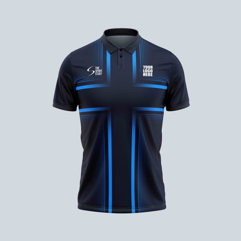 Blue Cross Customized Cricket Team Jersey - TheSportStuff