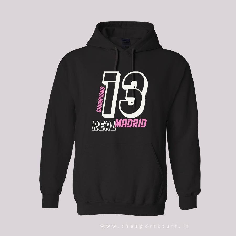 Real Madrid Champions 13 Football Hoodie