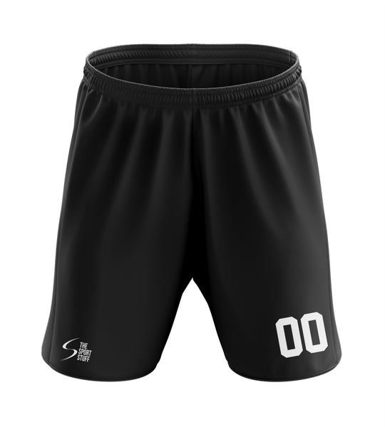 Black Football Shorts for Men