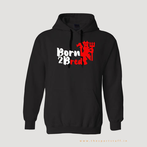 Born 2 Be Red Hoodie - Football Hoodie