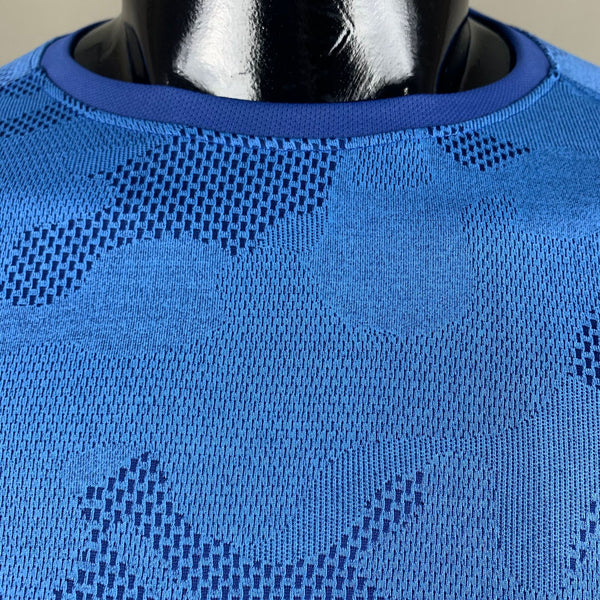 Technosport Fluid Blue Dri Fit T-Shirt - Football Jersey - TheSportStuff