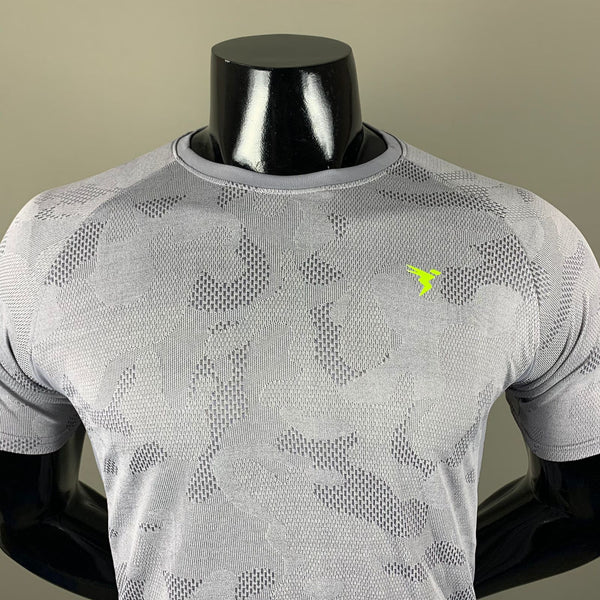 Technosport Fluid Grey Dri Fit T-Shirt - TheSportStuff