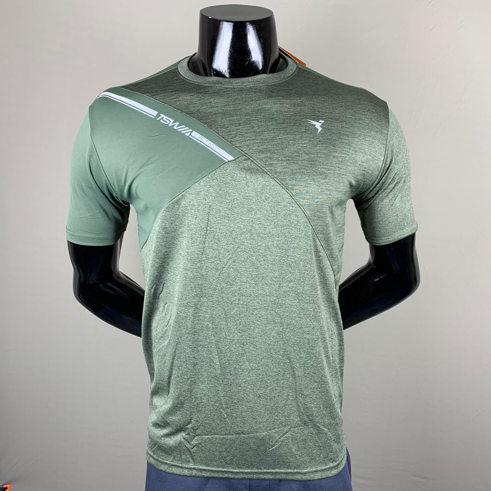 Technosport Olive Green Dri Fit T-Shirt - TheSportStuff