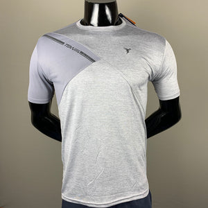 Technosport Silver Grey Dri Fit T-Shirt - TheSportStuff