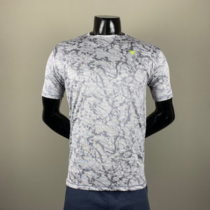 Technosport Silver White Dri Fit T-Shirt - Football Jersey - TheSportStuff