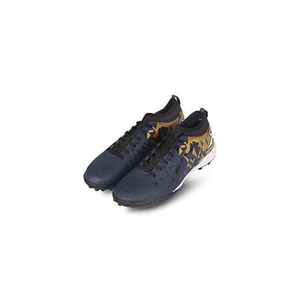 Vector-X Flame Indoor Football Shoes For Men (Navy-Gold) - TheSportStuff