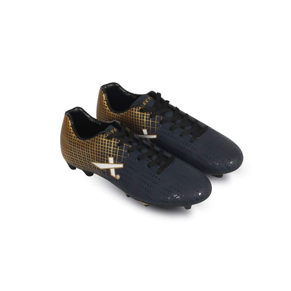 NavyBlue-Gold Football Shoes For Men - TheSportStuff