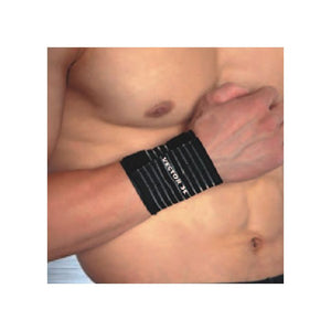 Vector-X Unisex Elastic Wrist Wrap Free Size (Black)