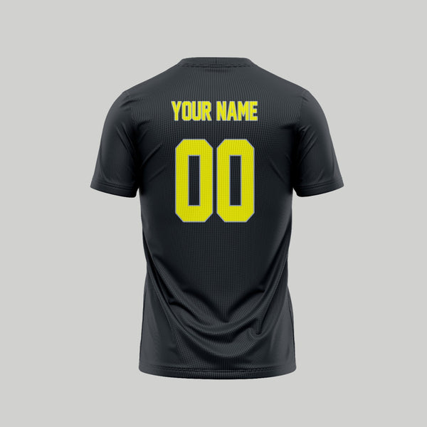 Yellow Arrow Customized Football Team Jersey Design - TheSportStuff
