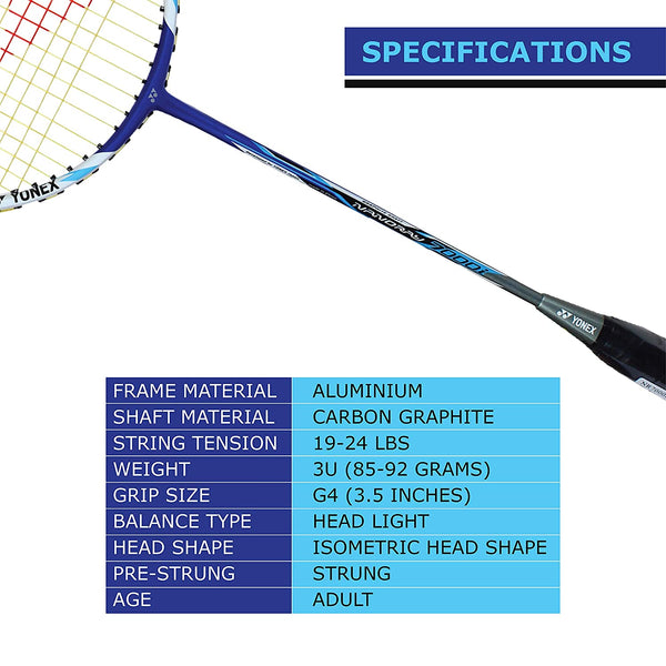 Yonex NANORAY 7000i Badminton Racquet